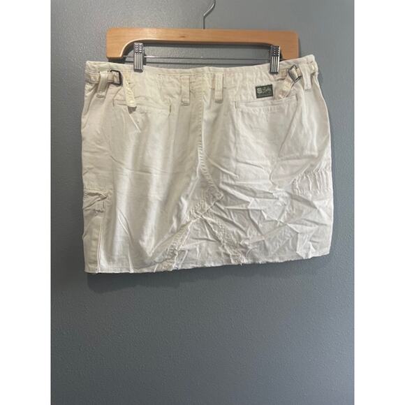 Lucky Brand Size 10‎ Cargo Style Cutoff Skirt 100% Cotton - Picture 2 of 4